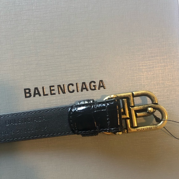 Balenciaga Black belt 85 (34”) - Picture 2 of 7